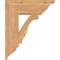 Ekena Millwork Balboa Traditional Smooth Bracket w/ Offset Brace, Western Red Cedar, 7 1/2"W x 20"D x 24"H BKT0806X20X24BOA01SWR - alternate 2
